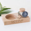 Classic Personalised Oak Watch Stand