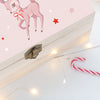 Personalised Pink Deer Christmas Eve Box