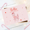 Personalised Pink Deer Christmas Eve Box