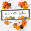Personalised Pumpkin Autumn/Halloween at the Sign