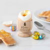 Personalised Icon Wooden Egg Cup