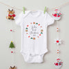 Personalised Baby's First Christmas Babygrow/Sleepsuit - Wreath