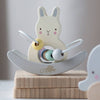 Personalised Wooden Bunny Wire and Bead Toy