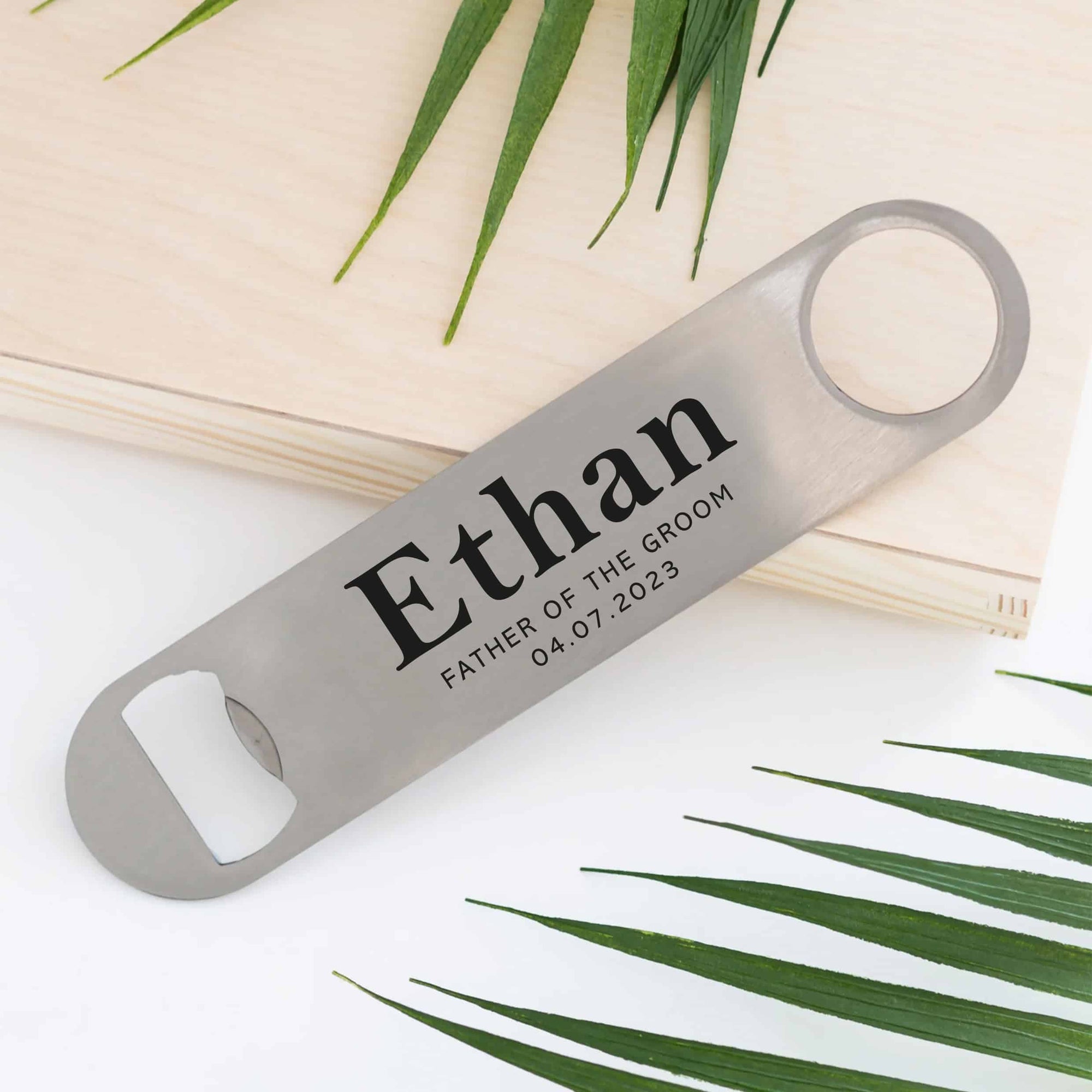Personalised Name Metal Bottle Opener