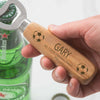 Personalised Football Wooden Bottle Opener