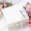 Personalised Sideways Bridesmaid Box - Choose Your Colour and Size