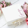 Personalised Sideways Bridesmaid Box - Choose Your Colour and Size