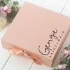 Personalised Sideways Bridesmaid Box - Choose Your Colour and Size