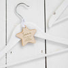 Personalised Kids Wooden First Day at School Hanger Token