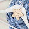 Personalised Kids Wooden First Day at School Hanger Token