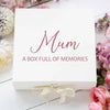 Personalised Memory Box - Choose Your Colour and Size