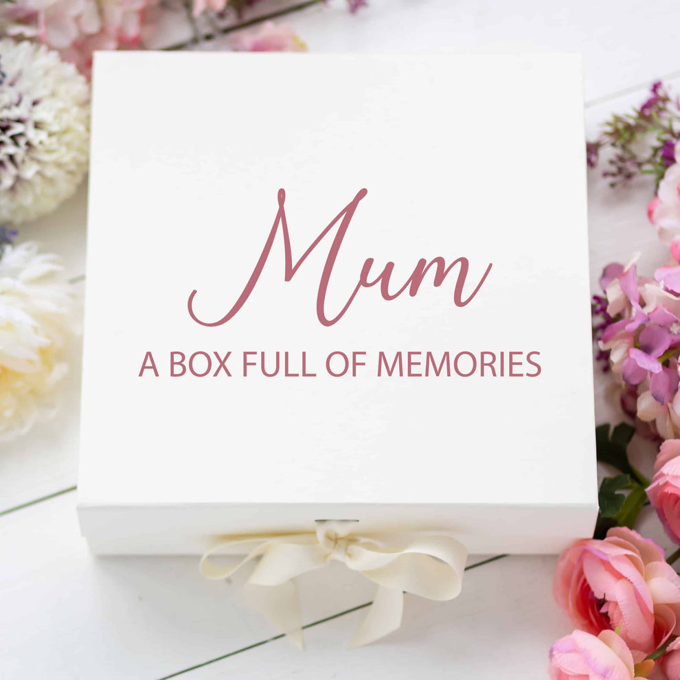 Personalised Memory Box - Choose Your Colour and Size