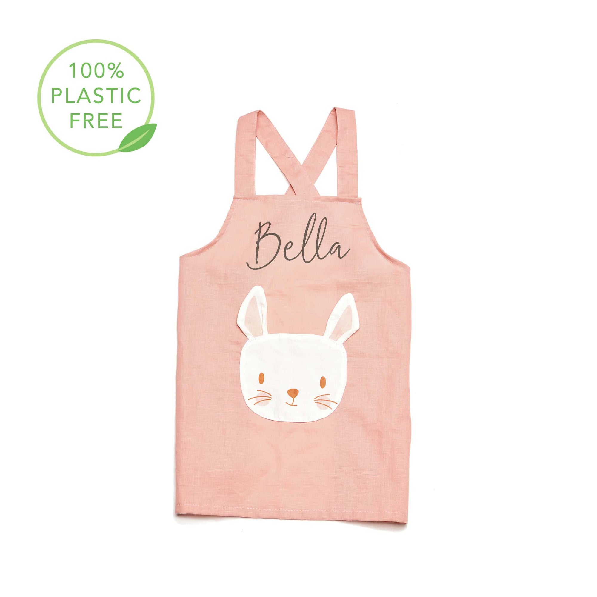 Personalised Children Pink Bunny Rabbit Apron