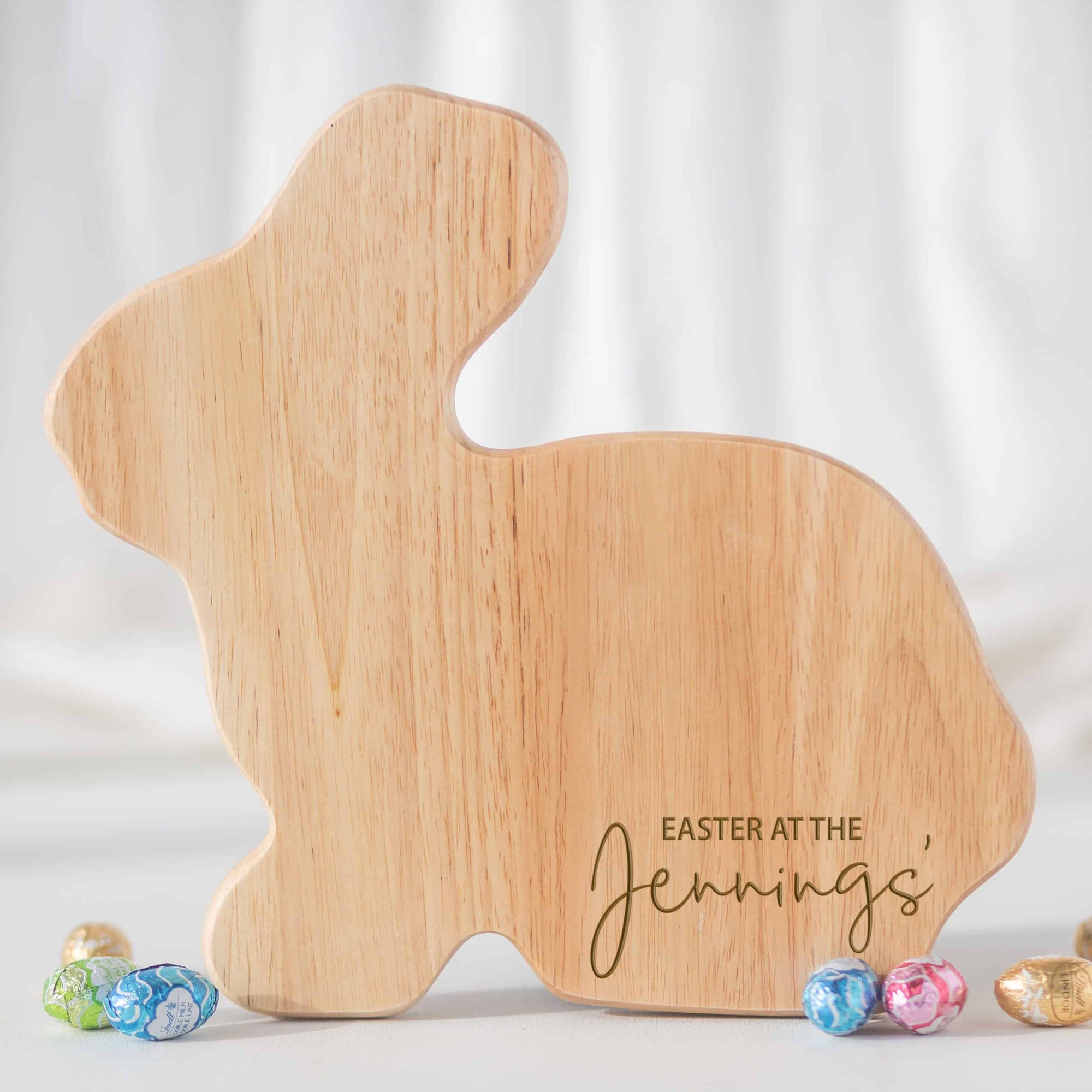 Personalised Bunny Rabbit Easter Chopping Board
