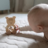 Personalised Wooden Natural Teddy Motor Pull Toy