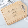 Personalised Engraved Star Baker Chopping Board