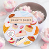Personalised Round Cake Storage Bake Tin