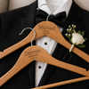 Personalised Wooden Groomsmen Wedding Day Hanger