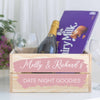 Personalised Pine Couples Date Night Crate