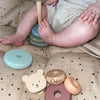 Personalised Wooden Colourful Teddy Stacking Toy