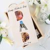 Personalised Photo Dad Double Wine Box