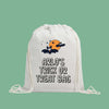 Personalised Halloween Trick or Treat Drawstring Bag - Bat