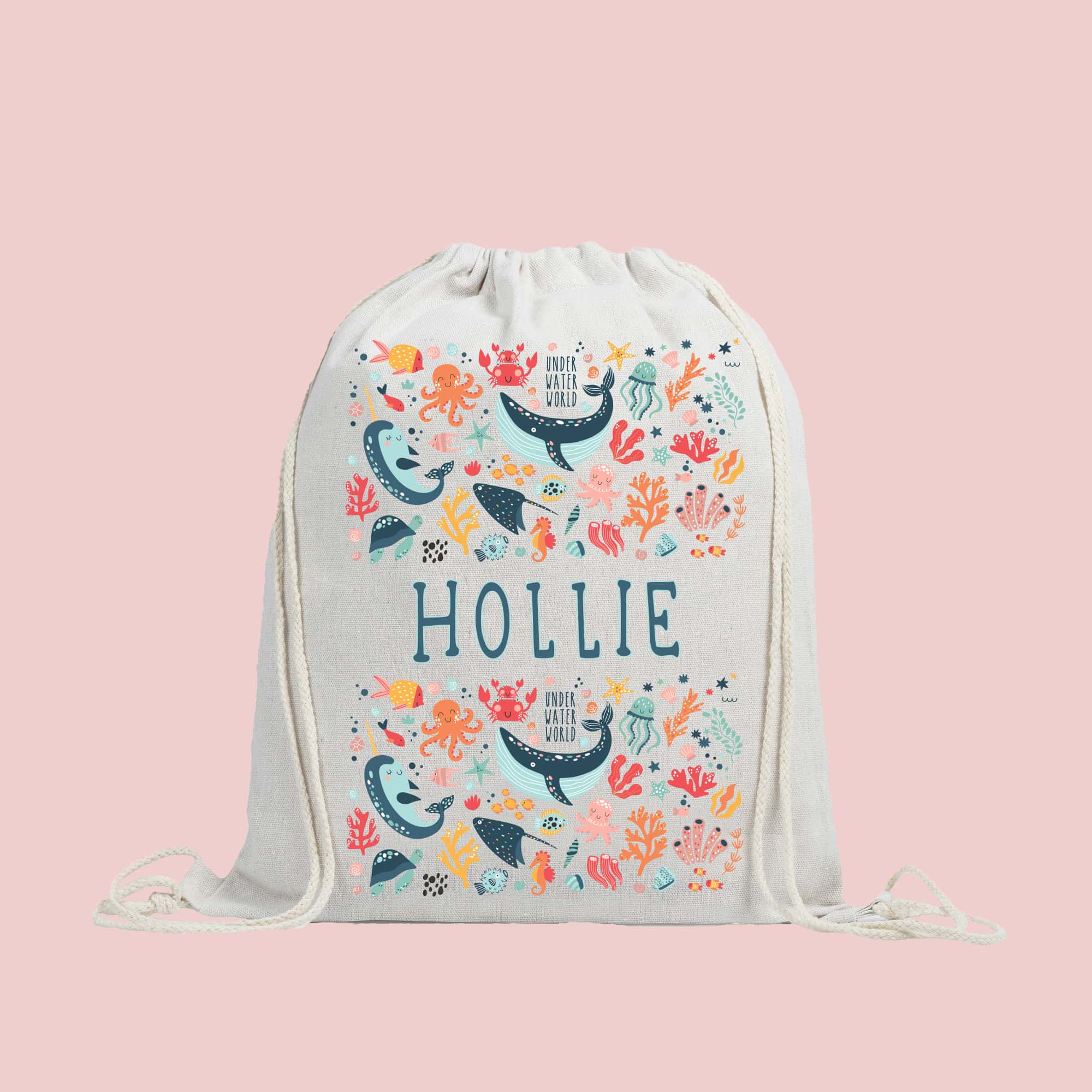 Personalised Mermaid Back to School Bag
