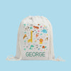 Personalised Safari Themed School/Nursery Bag