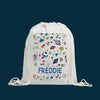 Personalised Space Theme School/Nursery Bag
