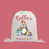 Personalised Penguin Christmas Eve Sack