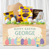 Personalised Large Wooden Easter Crate