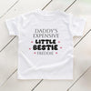 Personalised Father's Day Daddy's Little Bestie Babygrow