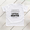 Personalised Father's Day Daddy's Little Bestie Babygrow