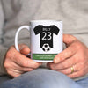 Personalised Football T-Shirt Mug