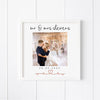 Personalised Mr & Mrs Wedding Engagement Glass Printed Frame