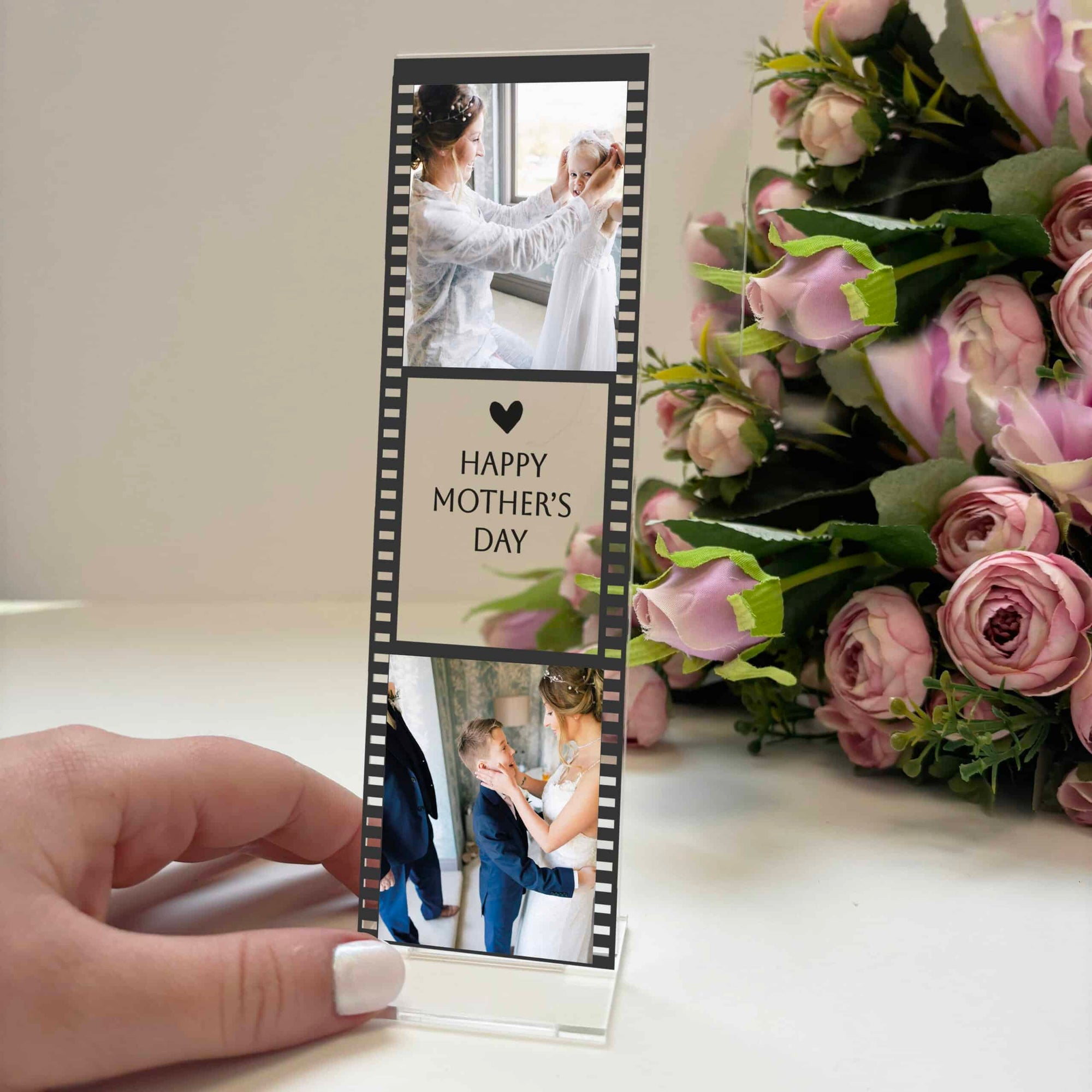 Personalised Acrylic Film Reel Photo Stand