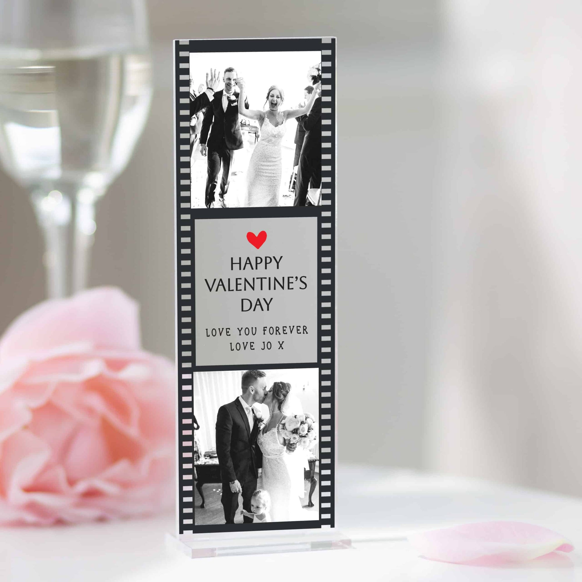 Personalised Acrylic Film Reel Photo Stand