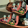 Personalised Wooden Farm with Animals Train Set Wooden Toy