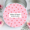 Personalised Valentines Day Couples Memories Tin