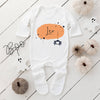 Personalised Baby Halloween Babygrow/Sleepsuit - Spider Name