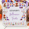 Personalised Metal Square Trick or Treat Sweetie Tin