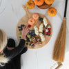 Personalised Wooden Family Halloween Graze Board