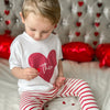 Personalised Love Heart Name T-Shirt / Babygrow