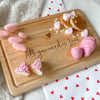 Personalised Valentine's Breakfast Chopping Graze Board