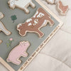 Personalised Wooden Farm Animal Puzzle Toy