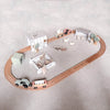 Personalised Wooden Farm with Animals Train Set Wooden Toy