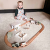 Personalised Wooden Farm with Animals Train Set Wooden Toy