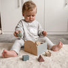 Personalised Wooden Teddy Sorterbox Puzzle Shapes Toy