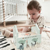 Personalised Wooden Animal Safari Train Toy