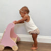 Personalised Wooden Pastel Pink Activity Walker Toy